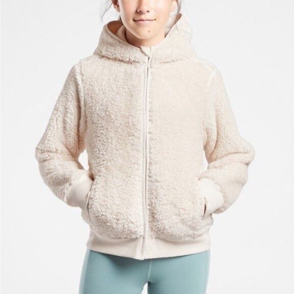 Athleta Girl So Snug Sherpa Jacket Large - Picture 7 of 11
